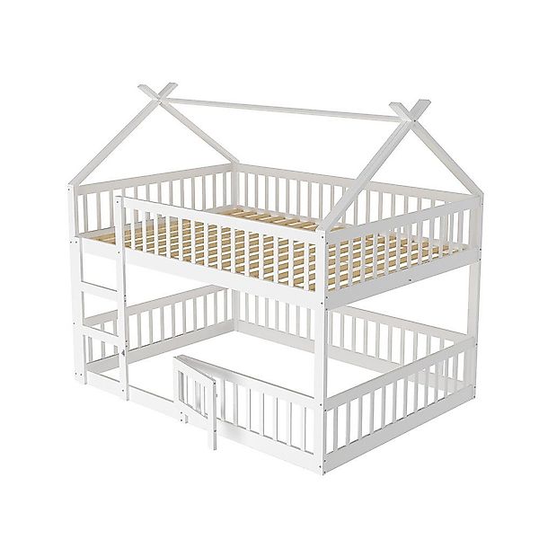 Sweiko Etagenbett Kinder-Familienbett mit Treppe, (Loft günstig online kaufen