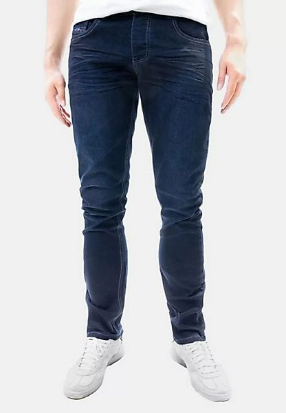 Jaylvis Regular-fit-Jeans Regular Denim Jeans mit Kontrastnähten und Falten günstig online kaufen