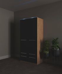 priess Kleiderschrank "Schrank Garderobe Wäscheschrank Barcelona in 5 Breit günstig online kaufen