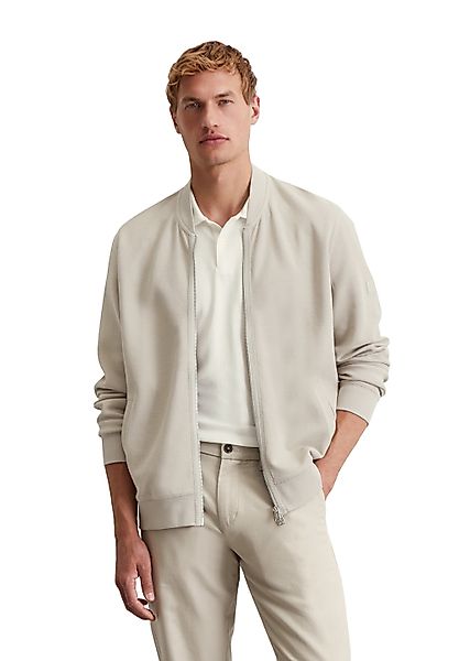 Marc OPolo Sweatjacke "aus Bio-Baumwolle mit Struktur" günstig online kaufen