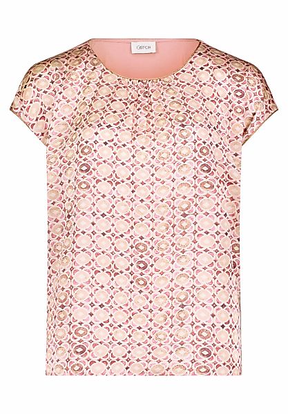 Cartoon Kurzarmshirt "Cartoon Blusenshirt mit Print", (1 tlg.), Muster günstig online kaufen