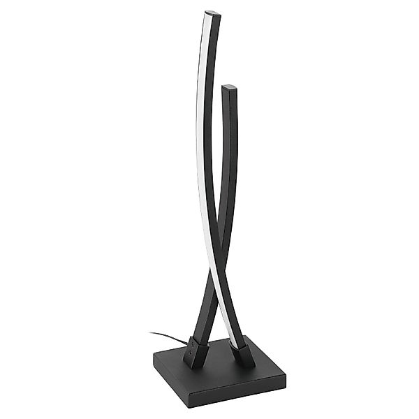EGLO LED Tischleuchte ALBORAYA Schwarz H 395mm 3000K 600lm günstig online kaufen