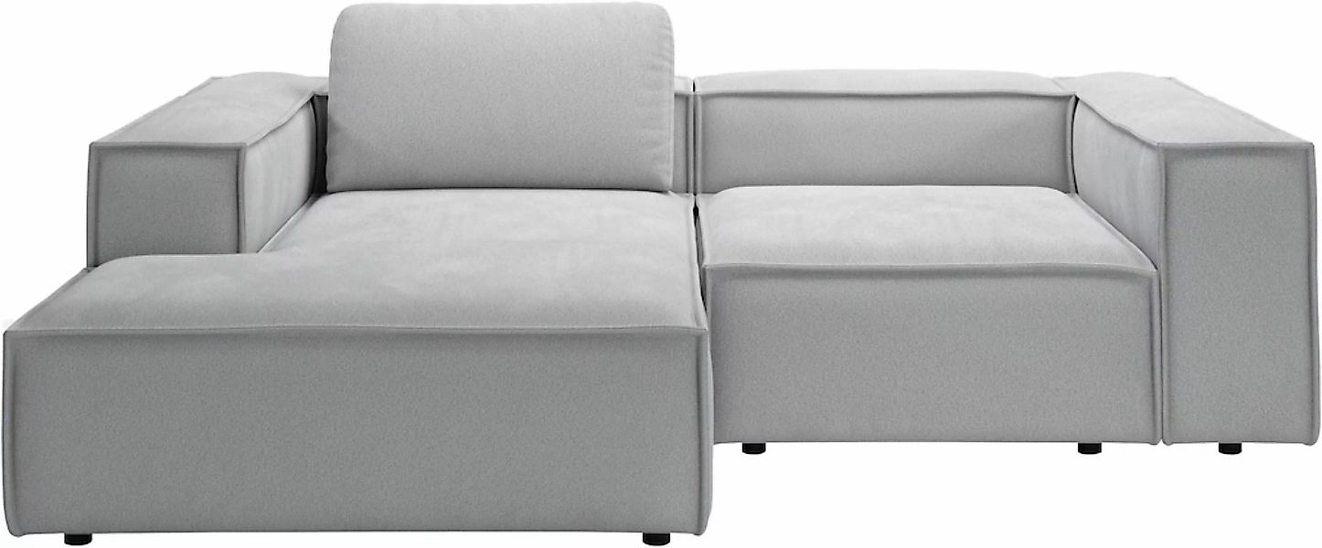 Places of Style Ecksofa "Watertown, kompakte L-Form, 246 cm breite für klei günstig online kaufen