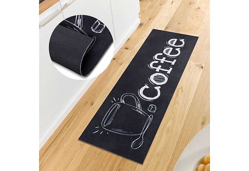 HANSE Home Küchenläufer Cup Of Coffee, rechteckig, Höhe: 3 mm, Läufer, Ruts günstig online kaufen