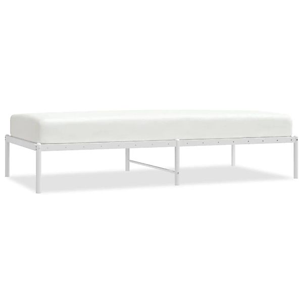 Vidaxl Bettgestell Metall Weiß 90x190 Cm günstig online kaufen