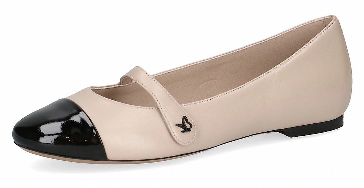 Caprice Riemchenballerina, Bequemschuh, Businessschuh, Flats mit Klettversc günstig online kaufen