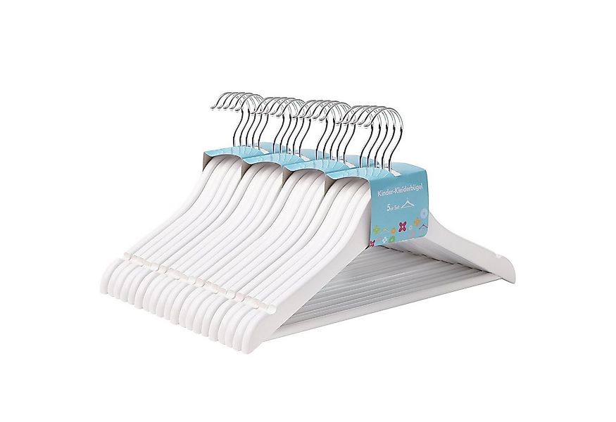 SONGMICS Kleiderbügel, Kinderkleiderbügel aus Massivholz, 20 Stück günstig online kaufen