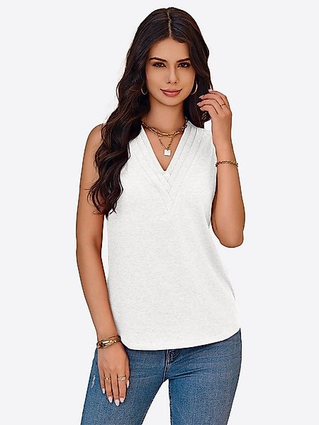 Imily Bela Tanktop Damen Lässige Hemden (Packung, 1-tlg., 1per-Pack) V-Auss günstig online kaufen
