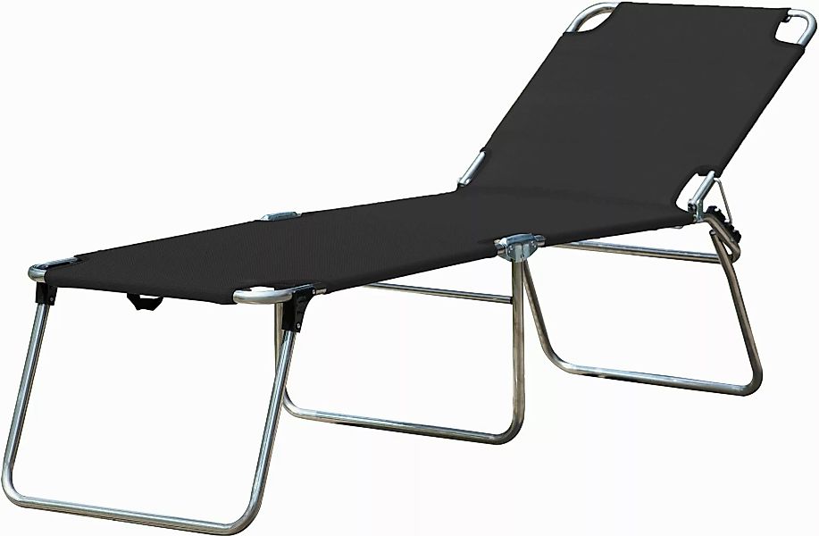 Fiam Gartenliege AMIGO 40 PLUS Schwarz günstig online kaufen
