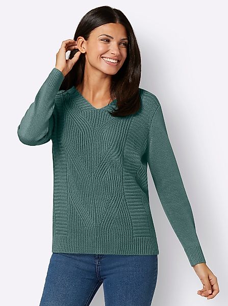 Sieh an! Strickpullover Langarm-Pullover günstig online kaufen