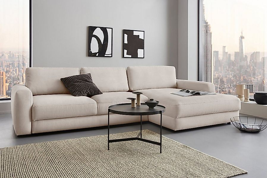 PLACES OF STYLE Ecksofa "Bloomfield, bequem und elegant, OTTOs Choice, Brei günstig online kaufen