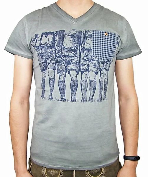 KRÜGER BUAM T-Shirt Krüger BUAM T-Shirt Krachlederne - Grau günstig online kaufen