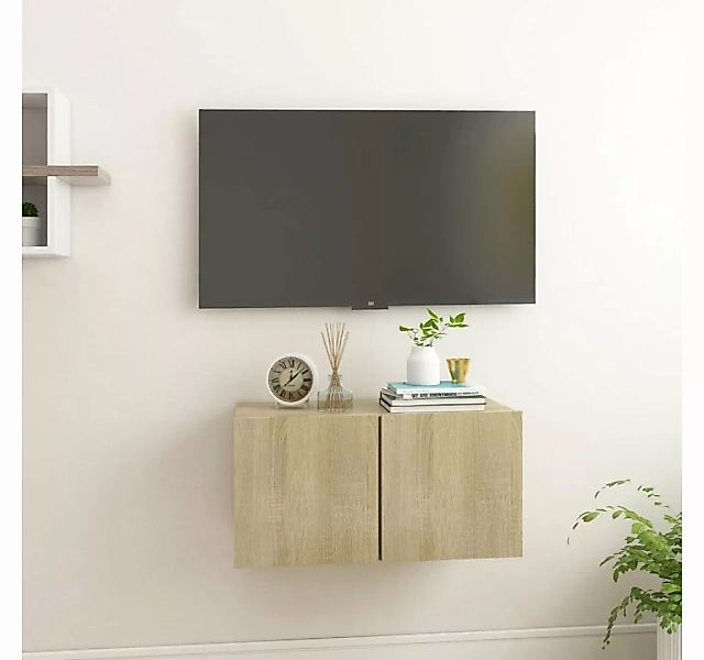 furnicato TV-Schrank TV-Hängeschrank Sonoma-Eiche 60x30x30 cm günstig online kaufen
