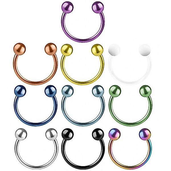 Taffstyle Nasenpiercing Piercing Edelstahl Brust Helix günstig online kaufen