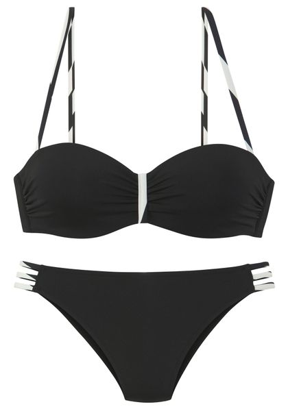 French Connection Bügel-Bandeau-Bikini Claire Mit kontrast günstig online kaufen