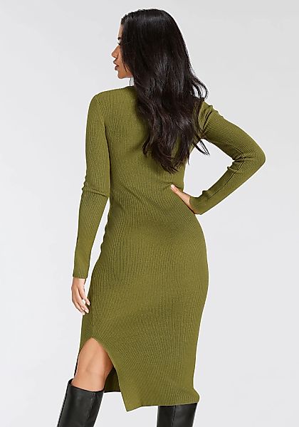 Melrose Strickkleid wadenlang, elegant, aus Viskosemischung, günstig online kaufen
