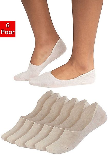 QOLONIA Füßlinge Ballerina Socken unsichtbare Füßlinge Bio-Baumwolle /QSOCK günstig online kaufen