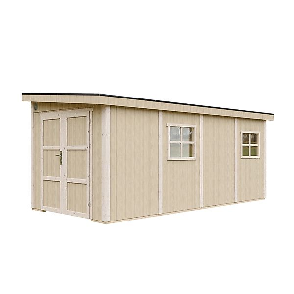 Timbela Premium-Schuppen M940B Beige Braun 11,47 m² FSC® günstig online kaufen