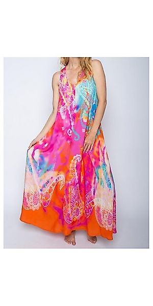 Emily Van Den Bergh Blusenkleid Kleid EMILY VAN DEN BERGH rot rosa Paisley günstig online kaufen