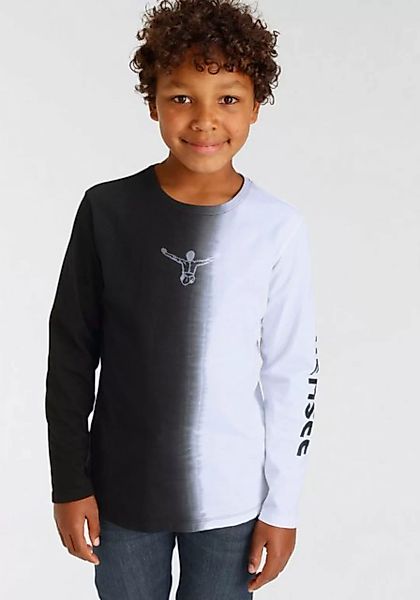 Chiemsee Langarmshirt mit vertikalem Farbverlauf günstig online kaufen