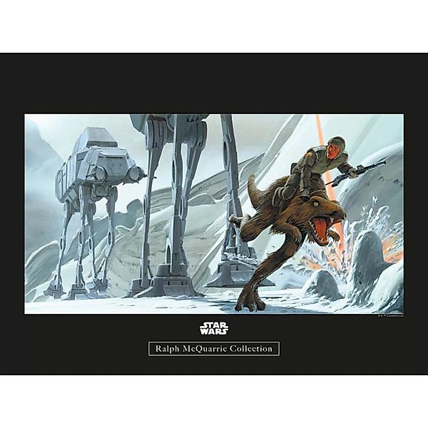 Komar Wandbild Star Wars Classic RMQ Hoth Battle G Star Wars B/L: ca. 40x30 günstig online kaufen