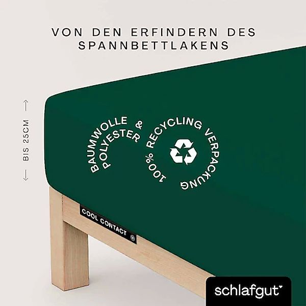 Schlafgut Spannbettlaken "Cool Contact" 100% gekämmte Mikrofaser günstig online kaufen