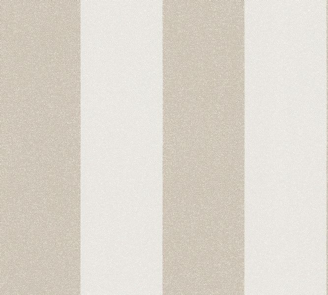 Bricoflor Streifentapete in Beige Tapete mit Blockstreifen Ideal fürs Wohnz günstig online kaufen