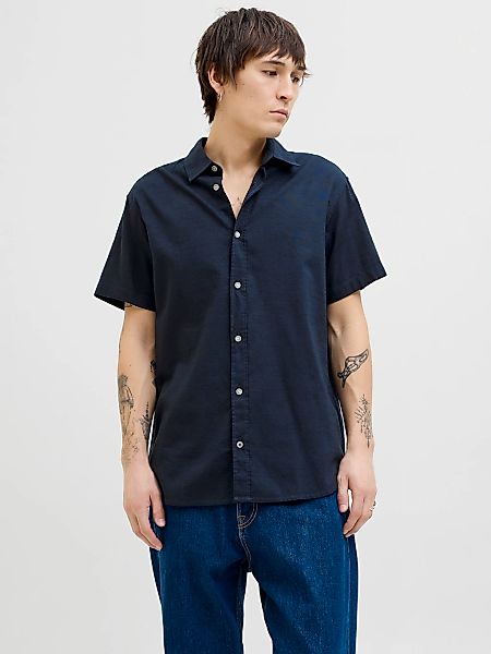 Jack & Jones Kurzarmhemd JJPIERRE SLUB günstig online kaufen