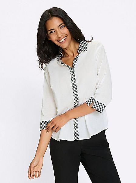 Sieh an! Klassische Bluse 3/4-Arm-Bluse 3/4-Arm günstig online kaufen
