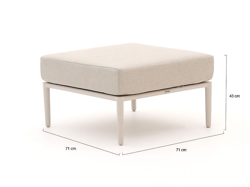 Bellagio Mineo Gartenhocker 71x71 cm günstig online kaufen