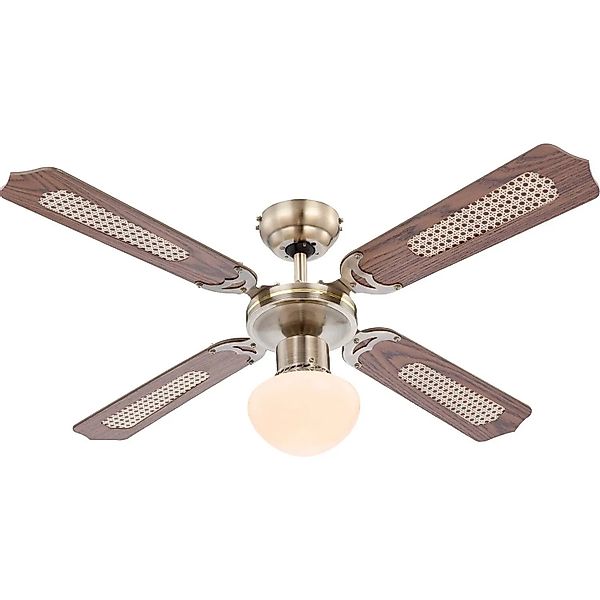 GLOBO LIGHTING Deckenventilator, Deckenventilator mit Zugschalter Ventilato günstig online kaufen