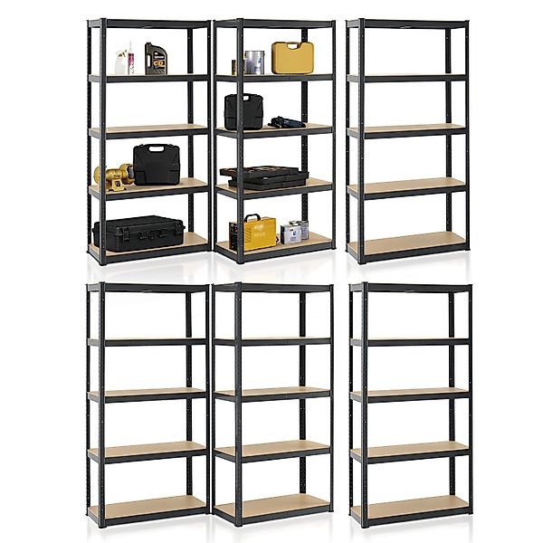 Juskys Schwerlastregal Basic, 8-tlg., Regalsystem mit günstig online kaufen