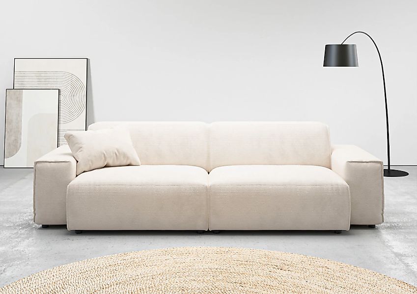 andas Big-Sofa "Glimminge auch in Breitcord, Feincord + Easy care-Bezug,", günstig online kaufen