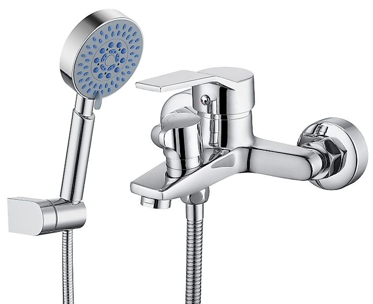 WOOHSE Wannenarmatur Badewannenarmatur mit Handbrause, Mischbatterie günstig online kaufen