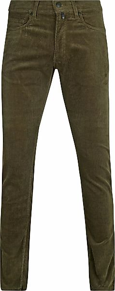 Pierre Cardin Trousers Lyon Future Flex Corduroy Olivgrün - Größe W 36 - L günstig online kaufen