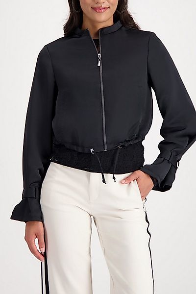 Monari Blouson Jacke Satinblouson Regular fit mit Stehkragen günstig online kaufen