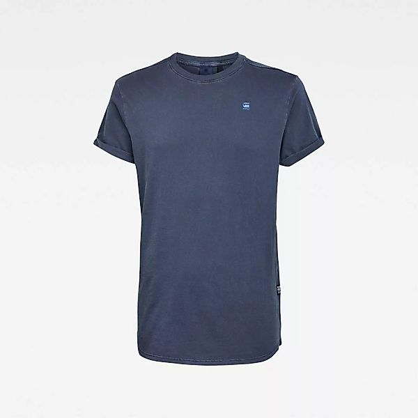 G-star Lash Ribbed Kurzarm T-shirt XS Sartho Blue günstig online kaufen