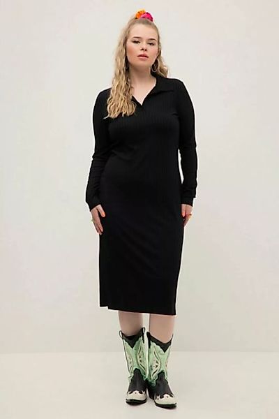 Studio Untold Sommerkleid Jersey-Midikleid Slim Shape Langarm günstig online kaufen