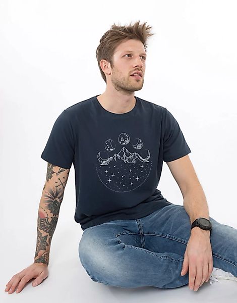 Bio T-shirt "Mountainmoon Navy" günstig online kaufen
