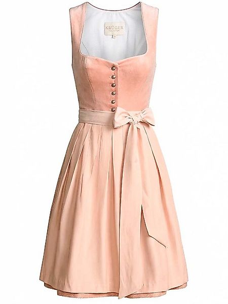 KRÜGER COLLECTION Dirndl Dirndl Aliona 60cm Länge apricot günstig online kaufen