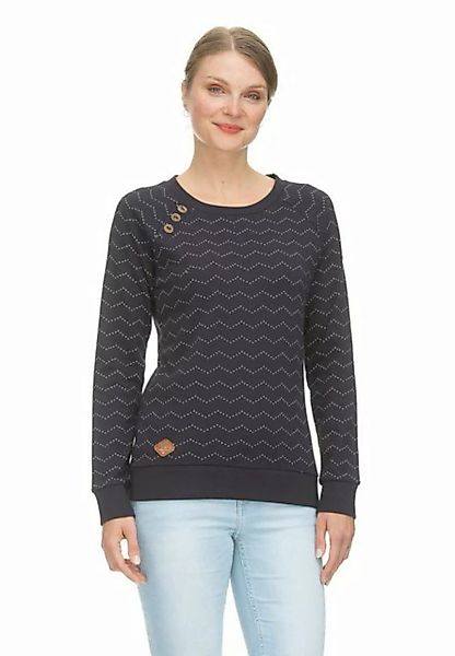 Ragwear Sweater Ragwear Damen Sweater DARRIA ZIG ZAG 2311-30005 Navy 2028 D günstig online kaufen