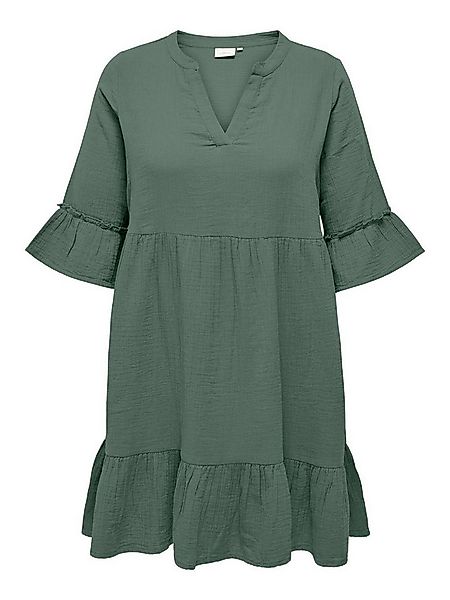 ONLY CARMAKOMA Tunikakleid CARTHYRA LIFE PEPLUM DRESS WVN Sommerkleid günstig online kaufen