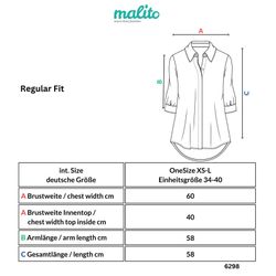 malito more than fashion Chiffonbluse 6298 günstig online kaufen