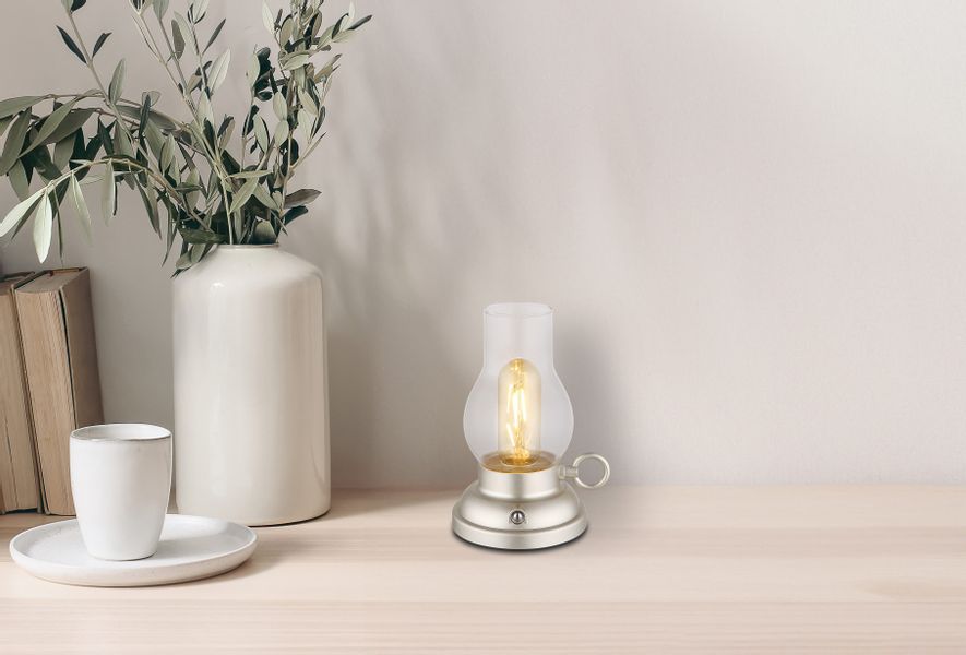 GLOBO LIGHTING LED Tischleuchte PETRO, Dimmer, günstig online kaufen