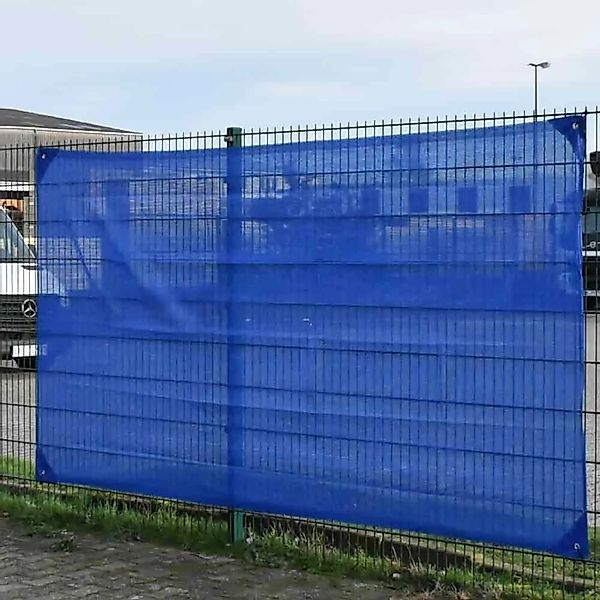 Klasebo Bauzaunnetz Blau 0m X 5m Sichtschutznetz Bauzaunblende günstig online kaufen