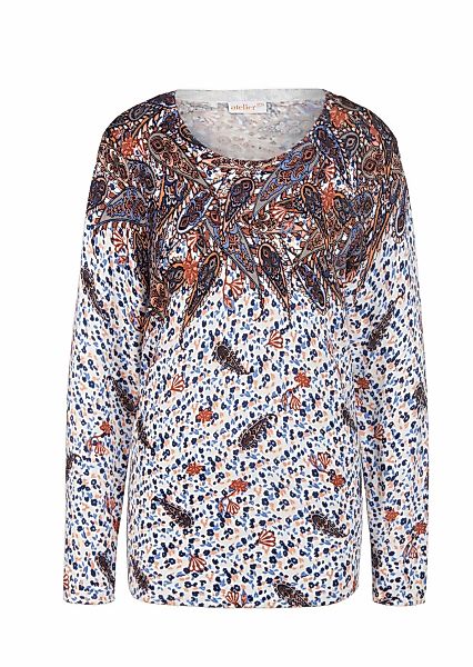 GOLDNER 2-in-1-Pullover "Druckpullover mit ornamentalem Druck" Hochwertiger günstig online kaufen
