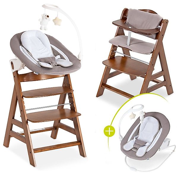 Hauck Hochstuhl Alpha Plus Walnut Newborn günstig online kaufen