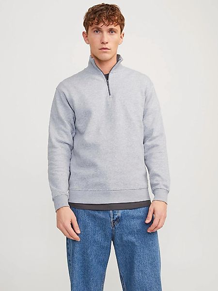 Jack & Jones "JJEBRADLEY SWEAT HALF ZIP NOOS", mit Troyer Kragen günstig online kaufen