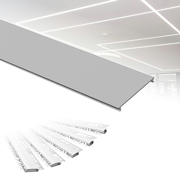 Hexim LED-Stripe-Profil 2m Trockenbauprofil Alu LED günstig online kaufen