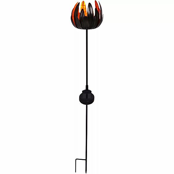 LED Solarspieß NV5226247 Kupfer Kunststoff B/H/T: ca. 15x90x15 cm günstig online kaufen